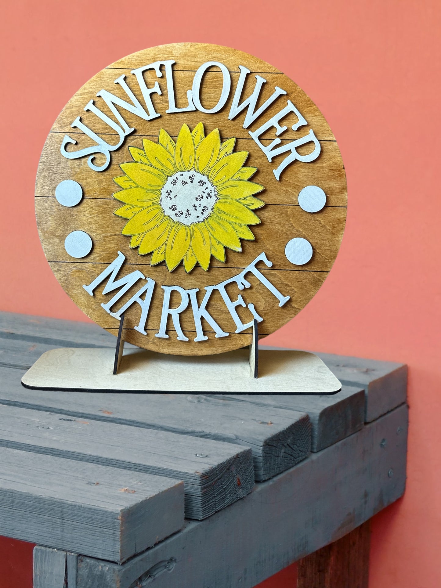 Sunflower Market Sign