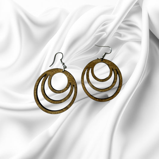 Crescent Cut-Out Earrings